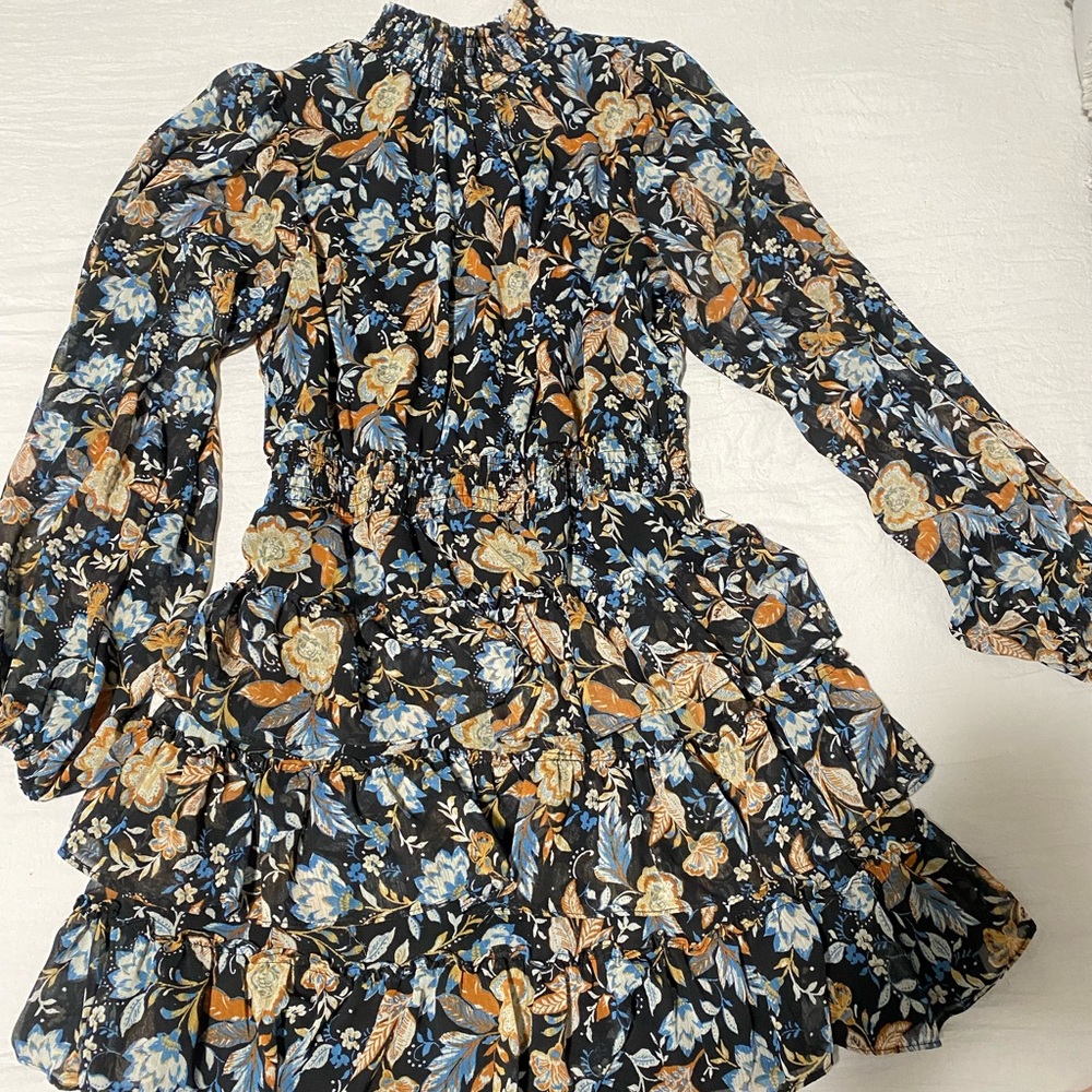 Express mini floral dress